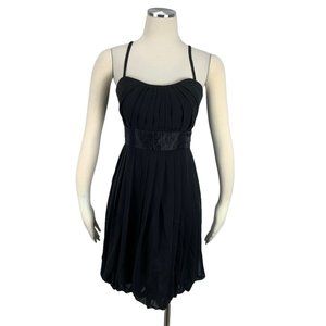 White House Black Market 4 Dress Formal Removable Strap Cocktail Prom Semi Knee